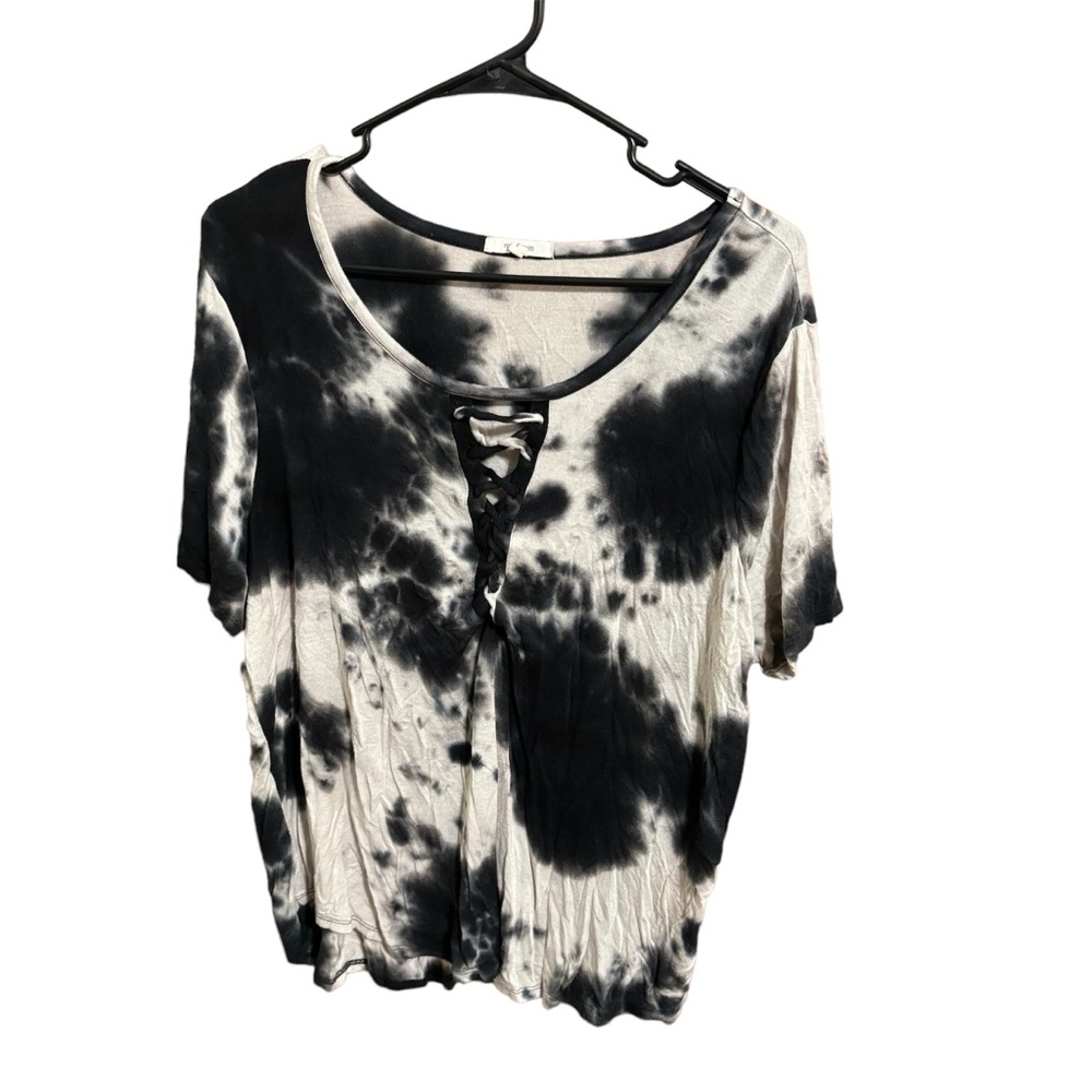 Women’s Maurice’s Tye Dye V-Neck Tee Plus Size 0x